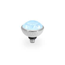 Load image into Gallery viewer, QUDO INTERCHANGEABLE BOTTONE TOP 10MM - CRYSTAL SKY IGNITE - STAINLESS STEEL