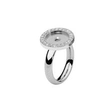 Load image into Gallery viewer, QUDO INTERCHANGEABLE BASE RING PORTOFINO - STAINLESS STEEL