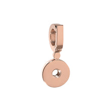 Load image into Gallery viewer, QUDO INTERCHANGEABLE CHARM HANGER - ROSE GOLD PLATED