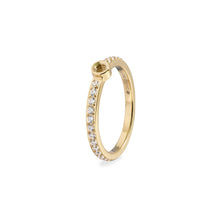 Load image into Gallery viewer, QUDO INTERCHANGEABLE BASE RING ETERNITY - GOLD PLATED