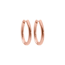 Load image into Gallery viewer, QUDO INTERCHANGEABLE HOOPS - CAMERINO - ROSE GOLD PLATED
