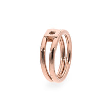 Load image into Gallery viewer, QUDO INTERCHANGEABLE BASE RING ROMA - ROSE GOLD