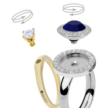 Load image into Gallery viewer, QUDO INTERCHANGEABLE BASE RING PORTOFINO - GOLD PLATED