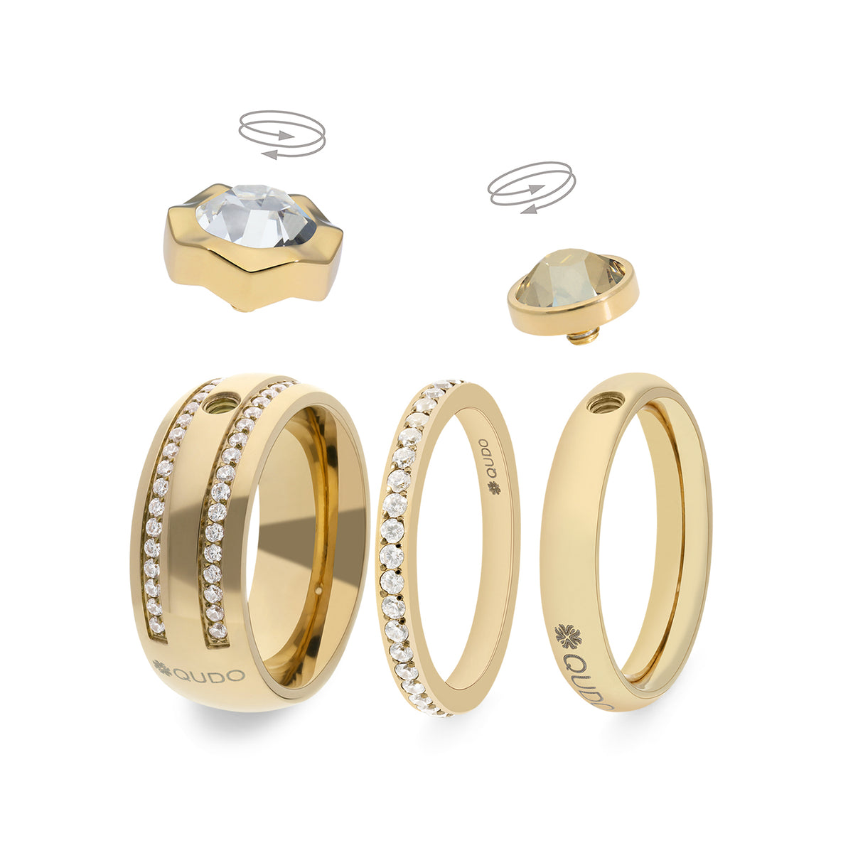 箱無し　QUDO ゴールドリング　美品✨️✨️ All Rings – QUDO USA