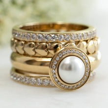 Load image into Gallery viewer, QUDO INTERCHANGEABLE SPACER RING CALVISI - ROSE GOLD