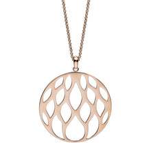 Load image into Gallery viewer, QUDO NECKLACE - SESTINO - ROSE GOLD PLATED S/STEEL