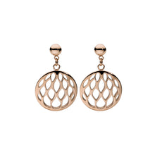 Load image into Gallery viewer, QUDO EARRINGS - SESTINO - ROSE GOLD PLATED S/STEEL