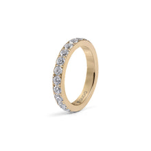 Load image into Gallery viewer, QUDO INTERCHANGEABLE ETERNITY BIG SPACER RING - GOLD PLATED STAINLESS STEEL