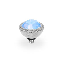 Load image into Gallery viewer, QUDO INTERCHANGEABLE FABERO TOP 11MM - SAPPHIRE CRYSTAL OPAL - STAINLESS STEEL