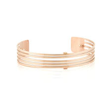 Load image into Gallery viewer, QUDO MY BANGLES - STRIPE NARROW - ROSE GOLD