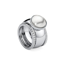 Load image into Gallery viewer, QUDO INTERCHANGEABLE ETERNITY SPACER RING - STAINLESS STEEL