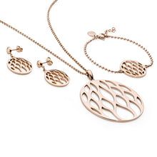 Load image into Gallery viewer, QUDO EARRINGS - SESTINO - ROSE GOLD PLATED S/STEEL