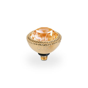 QUDO INTERCHANGEABLE FABERO TOP 11MM - MANGO IGNITE CRYSTAL - GOLD PLATED