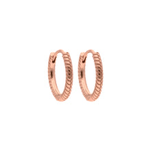 Load image into Gallery viewer, QUDO INTERCHANGEABLE HOOPS - PEROSA - ROSE GOLD PLATED
