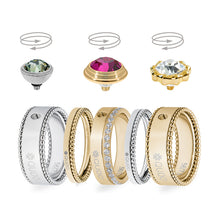Load image into Gallery viewer, QUDO INTERCHANGEABLE BASE RING PUNTO - STAINLESS STEEL
