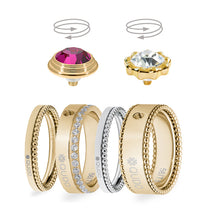 Load image into Gallery viewer, QUDO INTERCHANGEABLE PUNTO SPACER RING - STAINLESS STEEL
