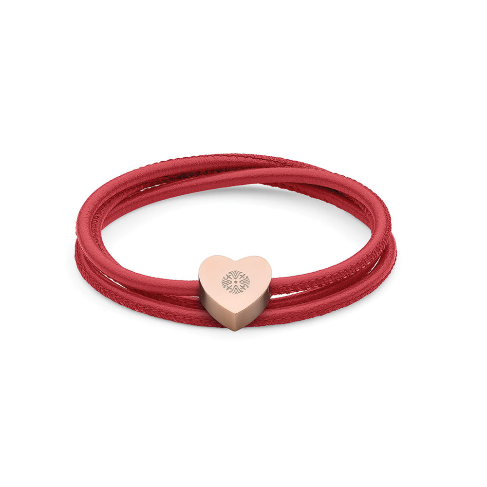 Pandora red store leather bracelet