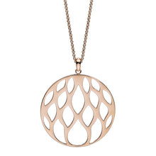 Load image into Gallery viewer, QUDO NECKLACE - SESTINO - ROSE GOLD PLATED S/STEEL
