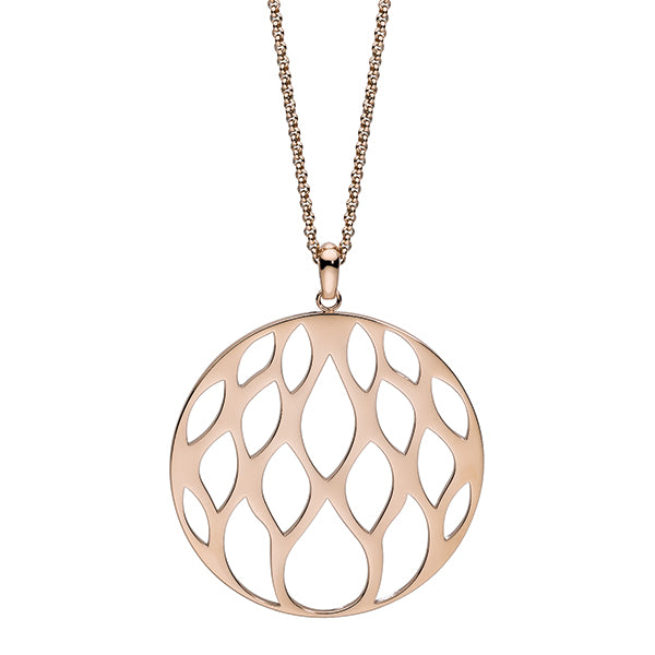QUDO NECKLACE - SESTINO - ROSE GOLD PLATED S/STEEL