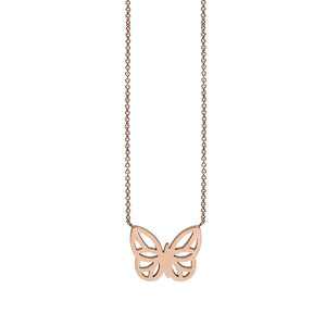 QUDO NECKLACE - LARIANO BUTTERFLY - ROSE GOLD