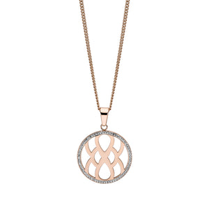 QUDO NECKLACE - CAROLE - ROSE GOLD