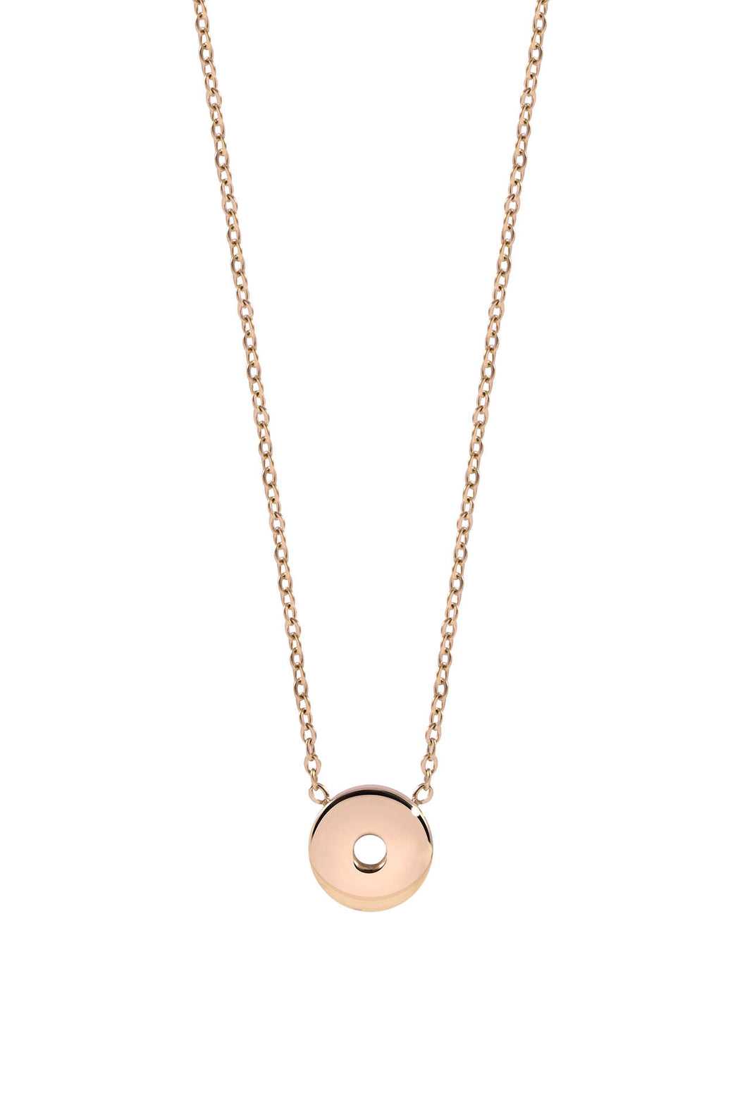 QUDO INTERCHANGEABLE SEZZE NECKLACE - ROSE GOLD PLATED