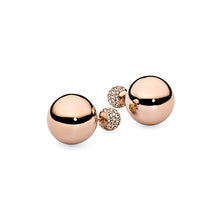 Load image into Gallery viewer, QUDO EARRINGS - ASTI - ROSE GOLD PLATED S/STEEL
