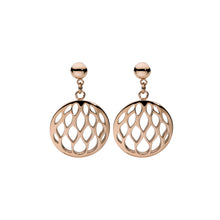 Load image into Gallery viewer, QUDO EARRINGS - SESTINO - ROSE GOLD PLATED S/STEEL
