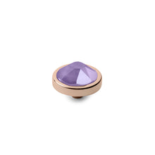 Load image into Gallery viewer, QUDO INTERCHANGEABLE CANINO TOP 9MM - LILAC EUROPEAN CRYSTAL - ROSE GOLD PLATED
