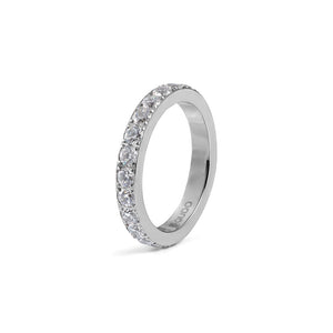 QUDO INTERCHANGEABLE ETERNITY BIG SPACER RING -  STAINLESS STEEL