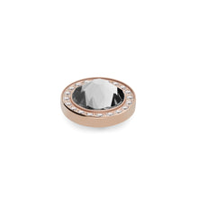 Load image into Gallery viewer, QUDO INTERCHANGEABLE CANINO DELUXE TOP 10.5MM - EUROPEAN CRYSTAL- ROSE GOLD PLATED
