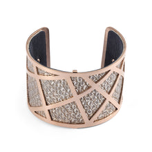 Load image into Gallery viewer, QUDO MY BANGLES - ZINCATO INSERT WIDE - LEATHER
