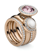 Load image into Gallery viewer, QUDO INTERCHANGEABLE ETERNITY BIG SPACER RING -  STAINLESS STEEL
