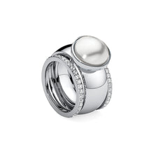 Load image into Gallery viewer, QUDO INTERCHANGEABLE ETERNITY SPACER RING -  STAINLESS STEEL
